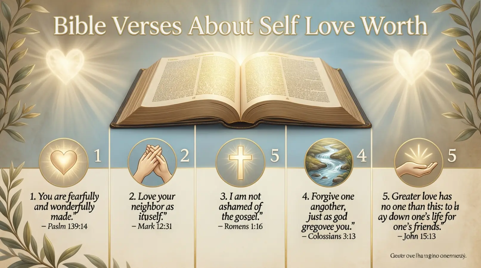 Bible Verses About Self Love Worth