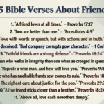 Bible Verses About Friends