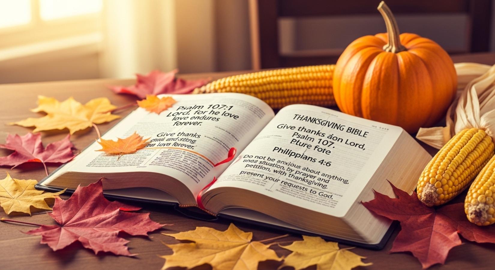 Thanksgiving Bible Verses