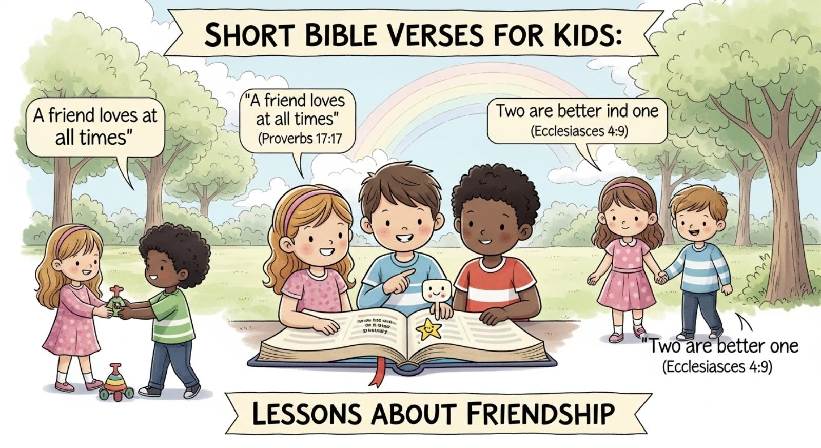 short bible verses for kids