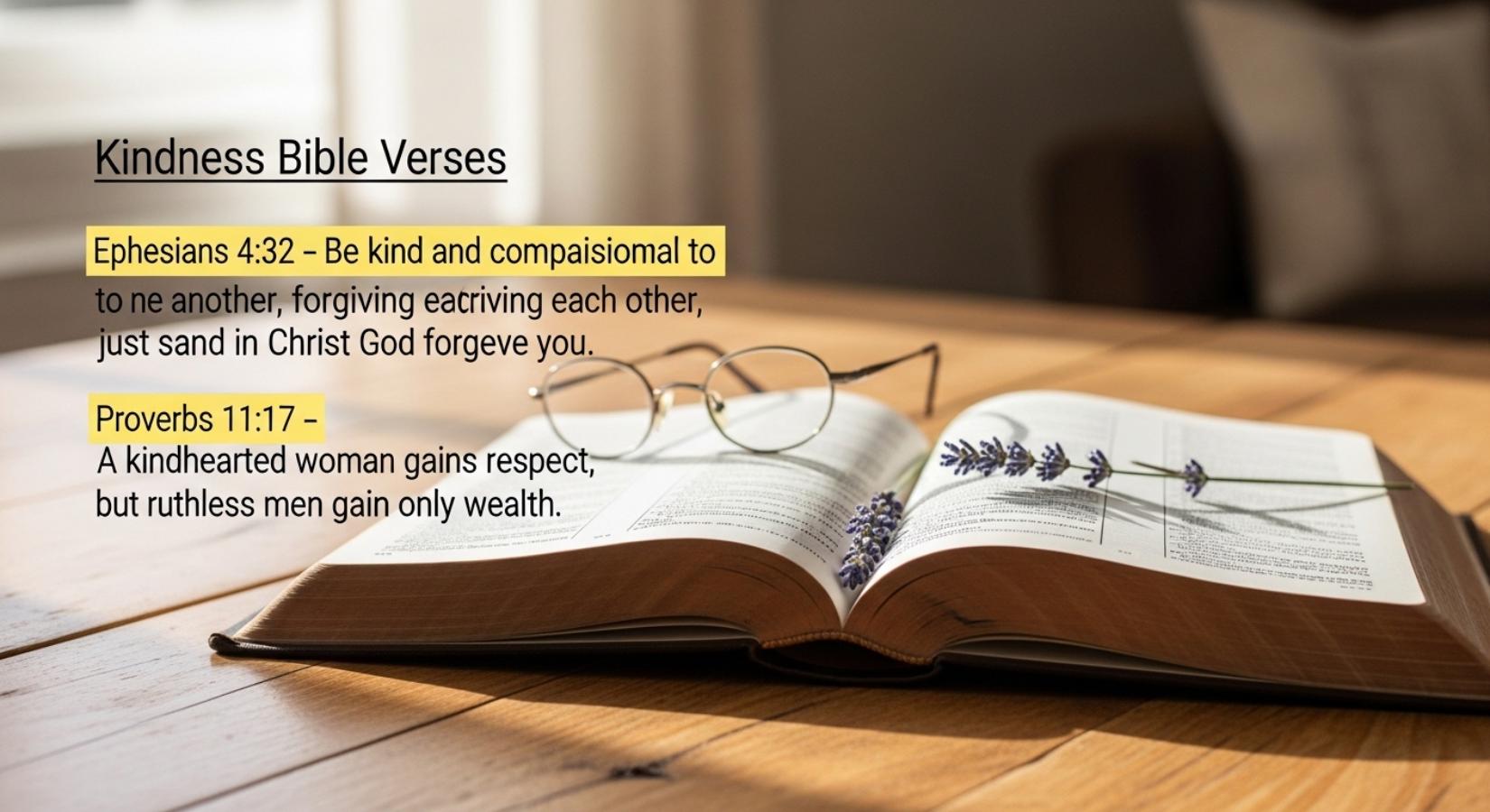 Kindness Bible Verses
