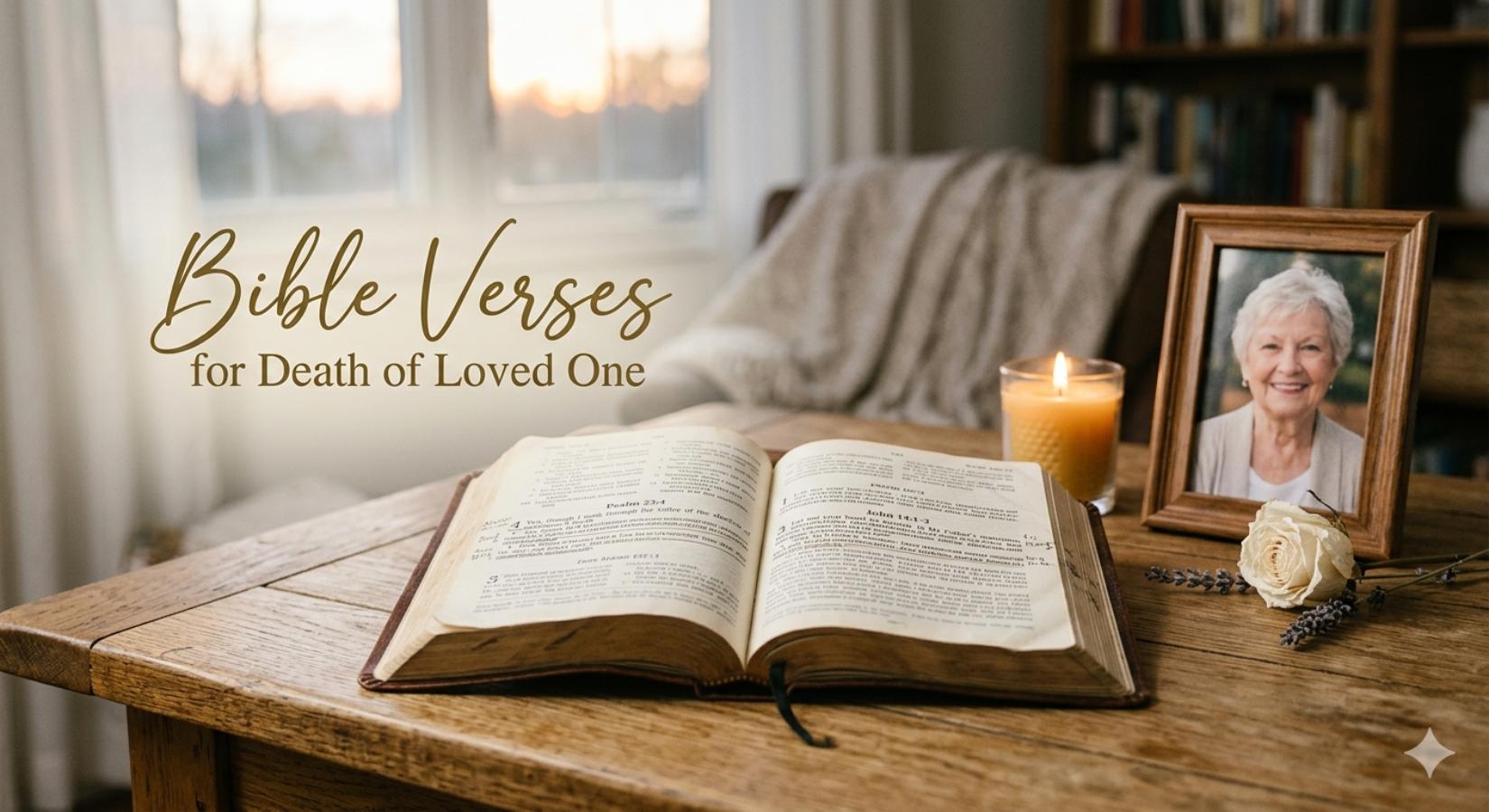 Bible Verses for Death of Loved One