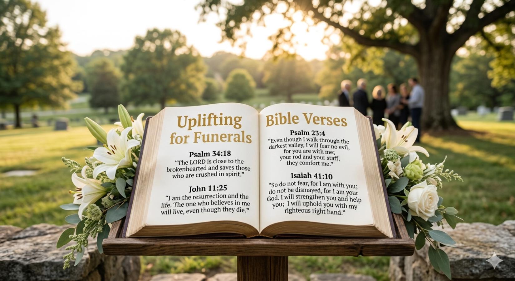 Uplifting Bible Verses for Funerals