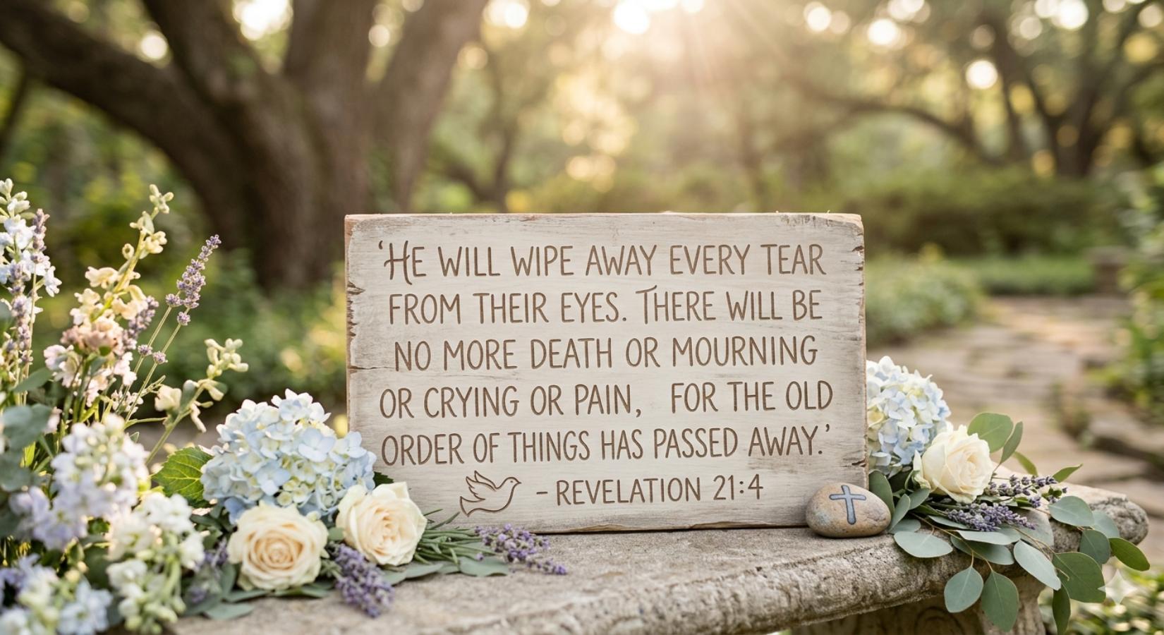 Short Comforting Bible Verses for Death of a Loved One