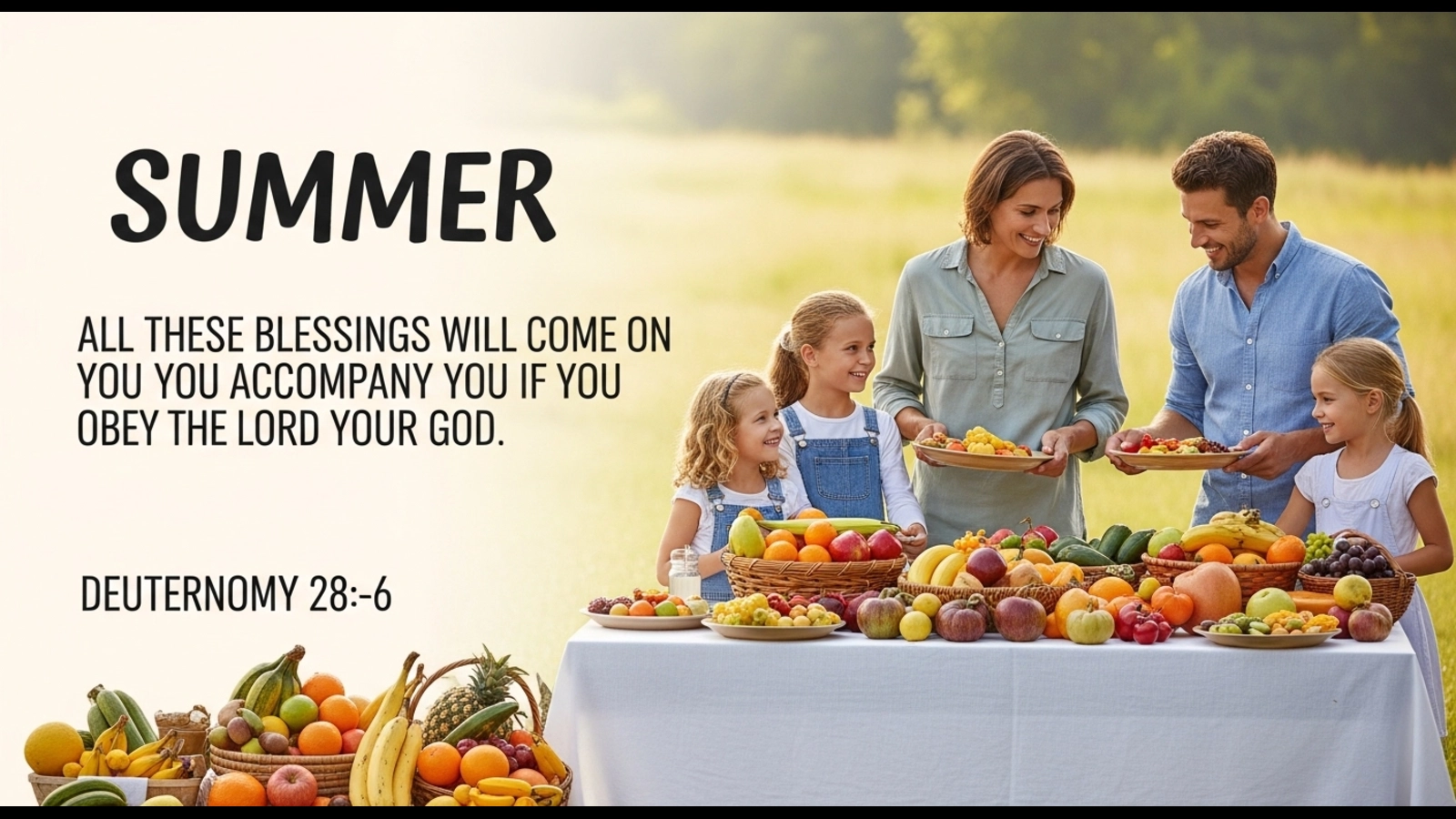 Bible Verses About Being Blessed in Every Season of Life