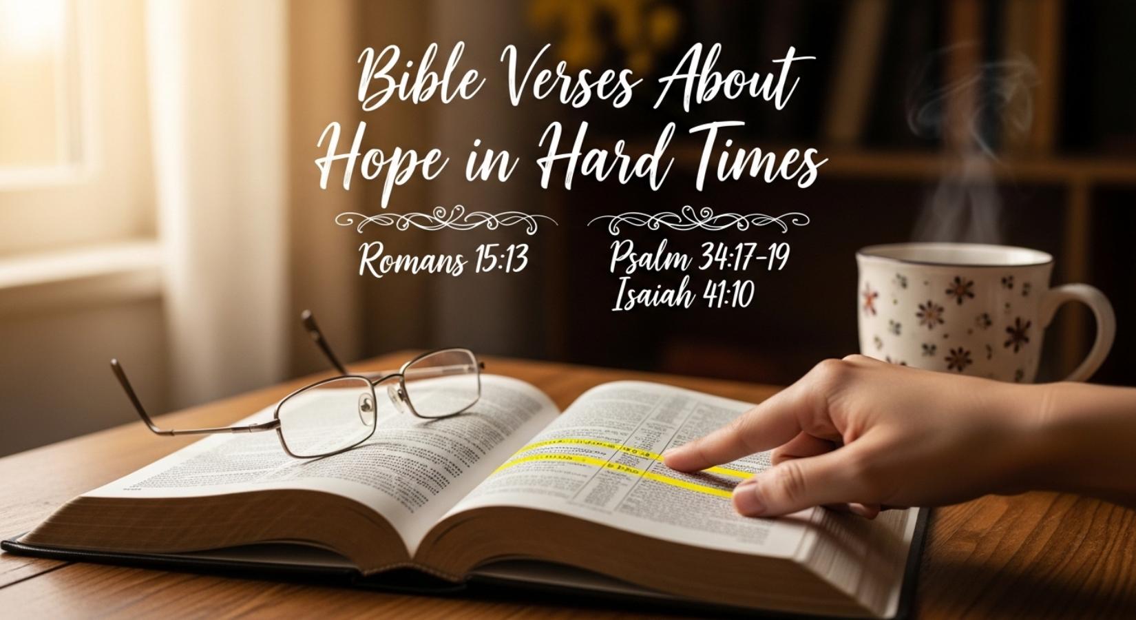 Bible Verses About Hope in Hard Times