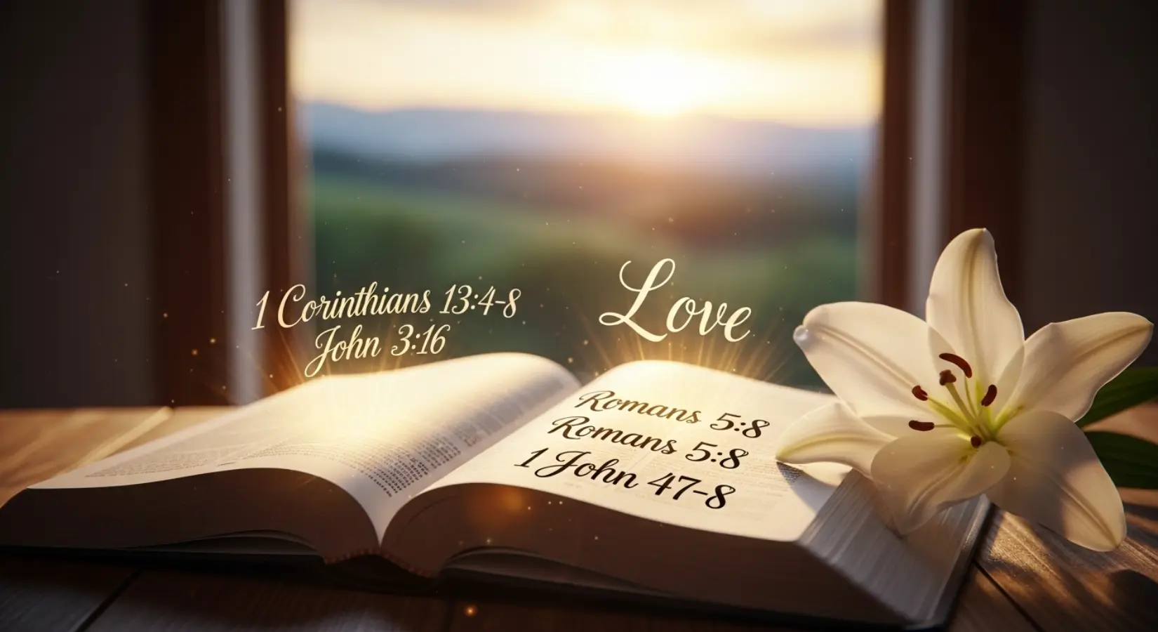 verses in the bible about love