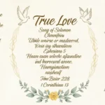 Bible Verses True Love Between Man Woman
