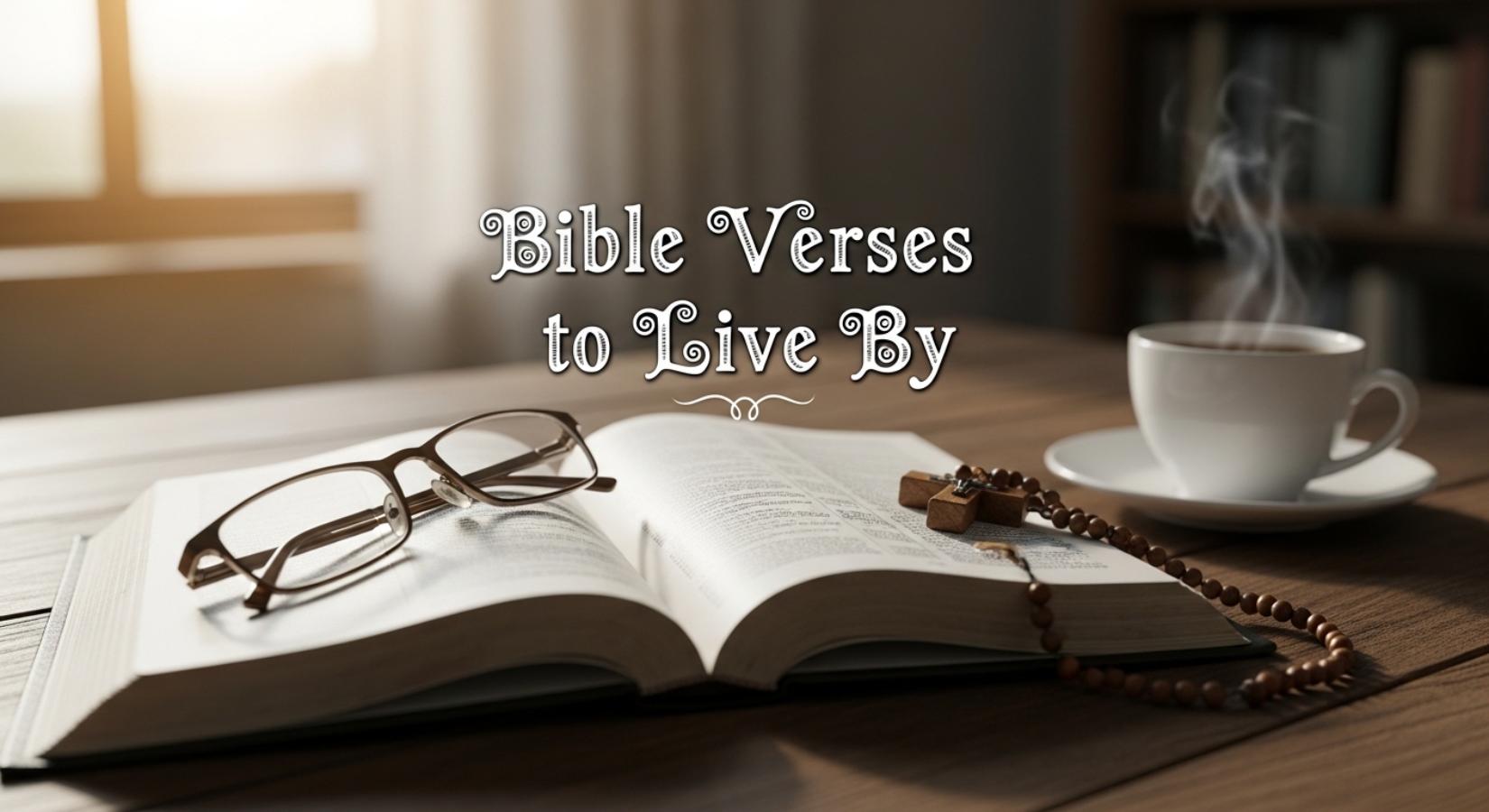 Bible Verses to Live By