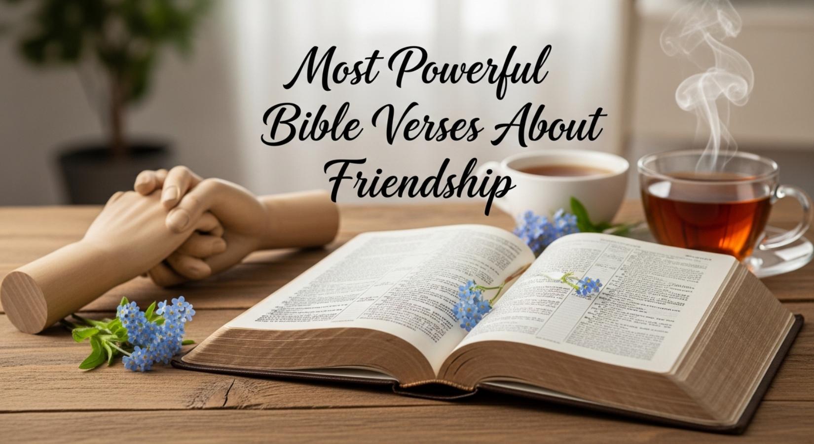 Bible Verses About Friendship
