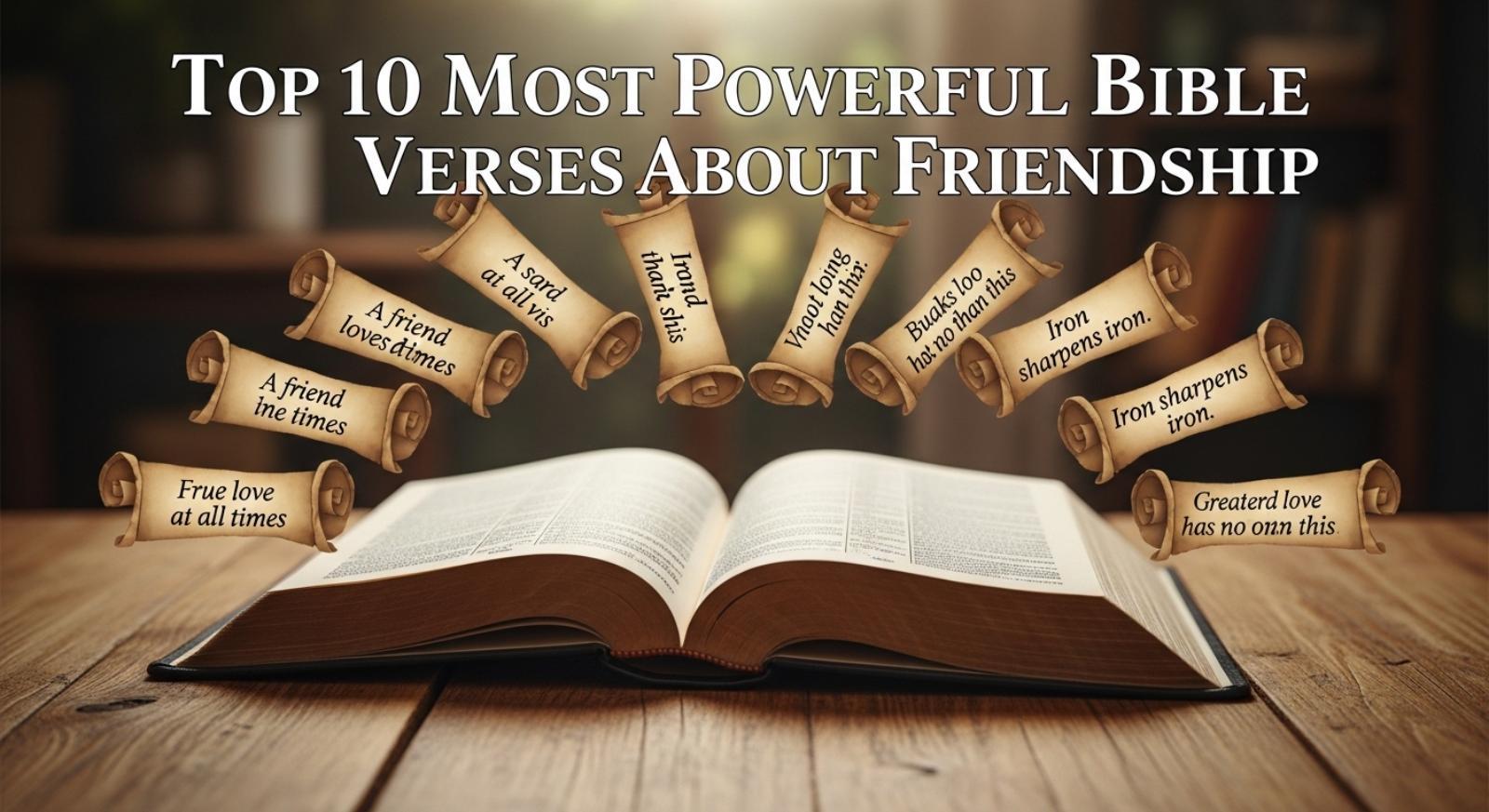 Powerful Bible Verses About Friendship