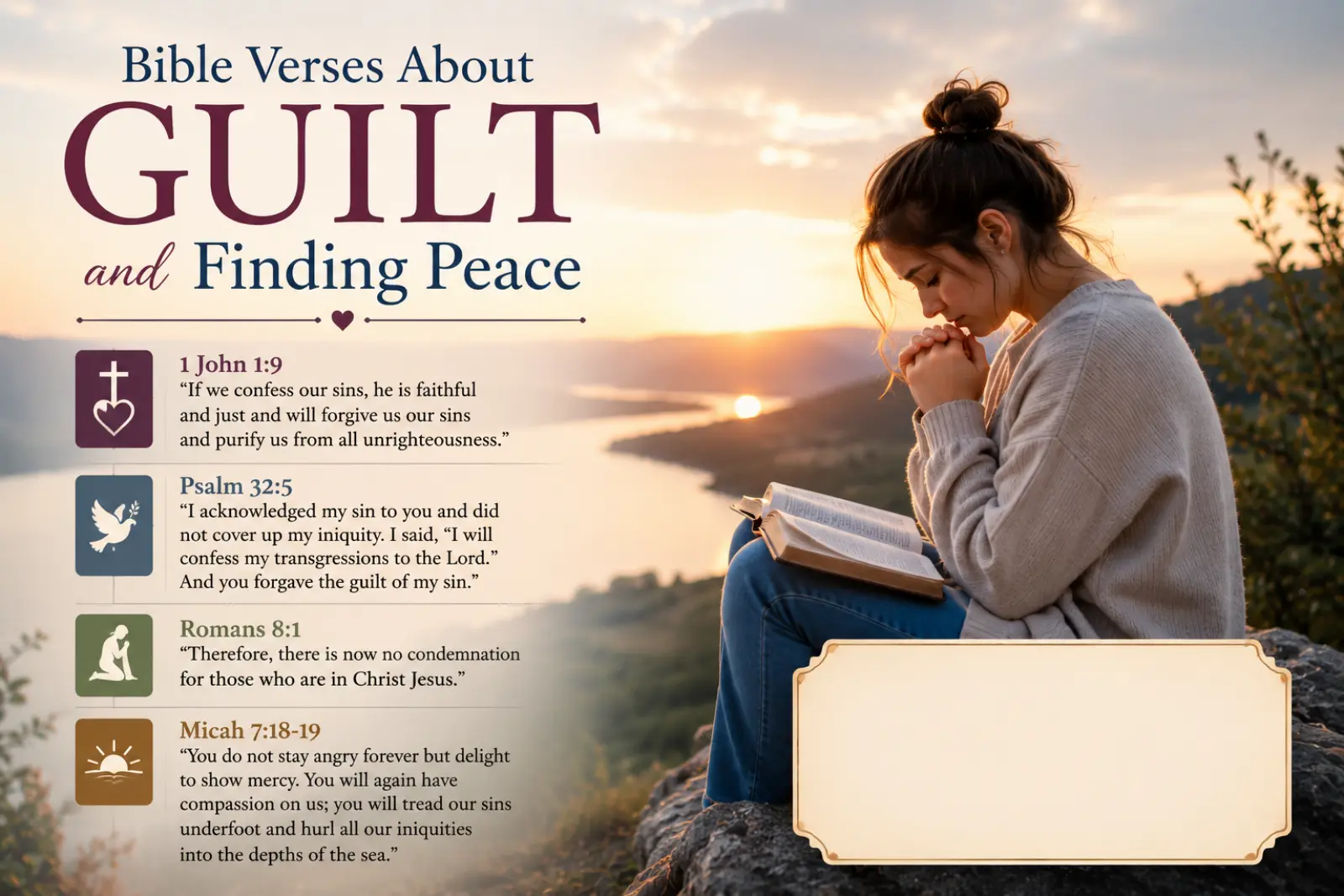 Bible Verses About Guilt