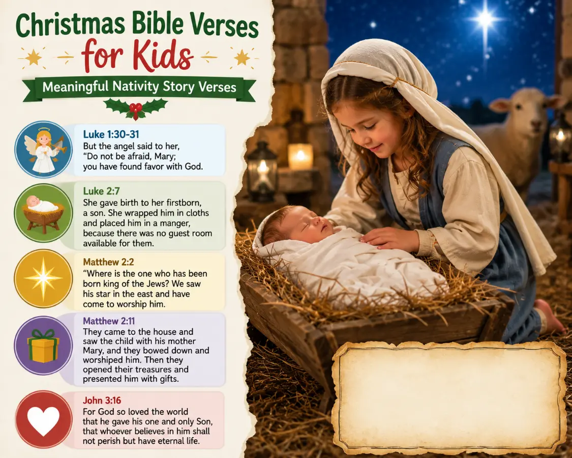 Christmas Bible Verses for Kids
