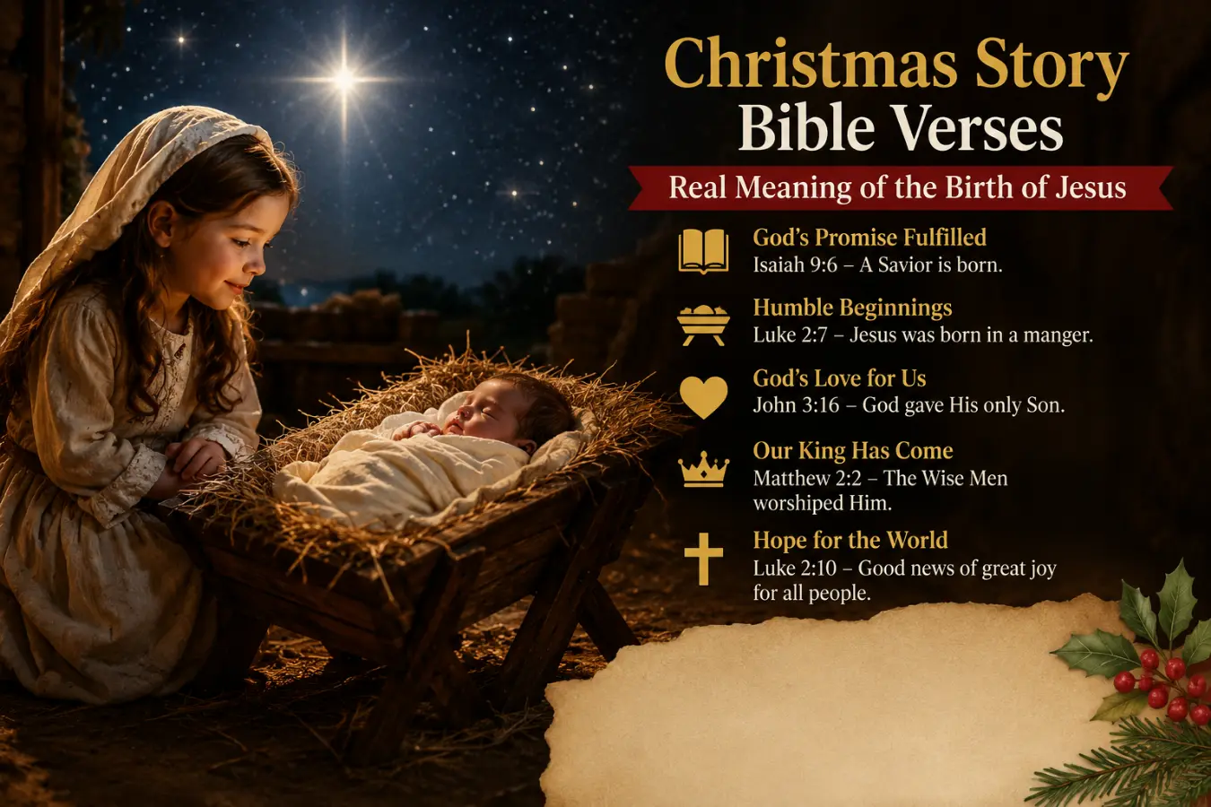 Christmas story bible verses