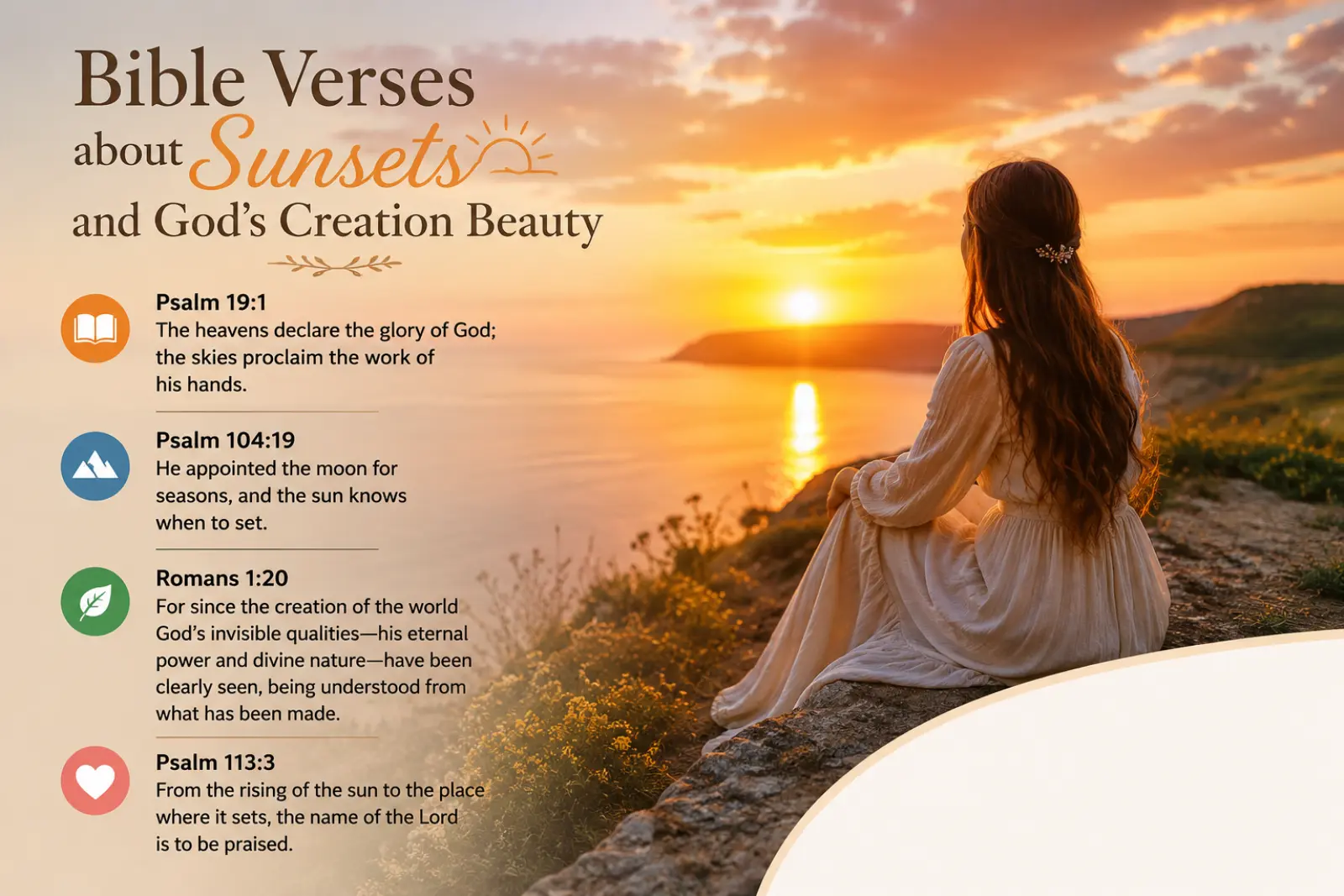 Bible verses about sunsets