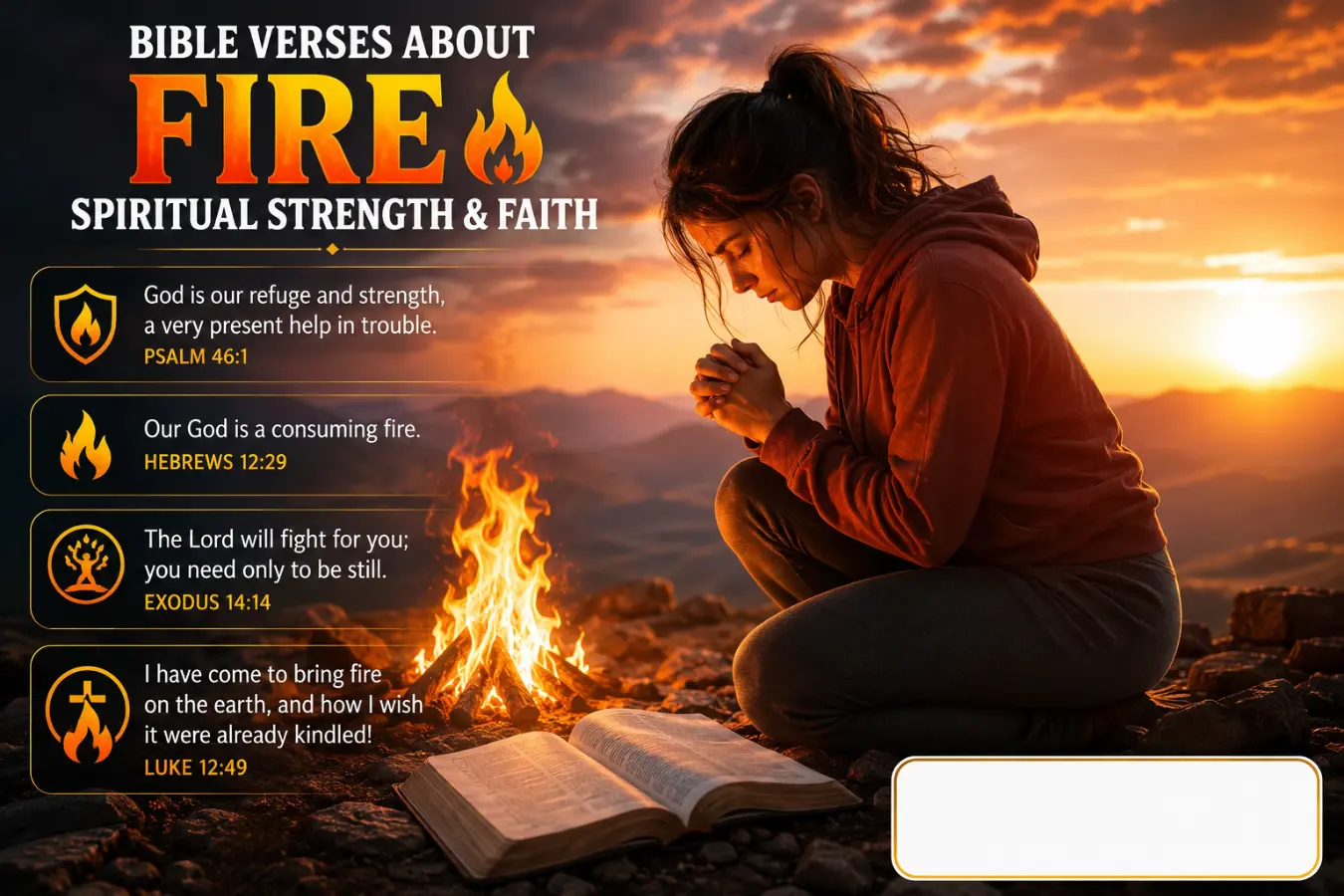 Bible Verses About Fire