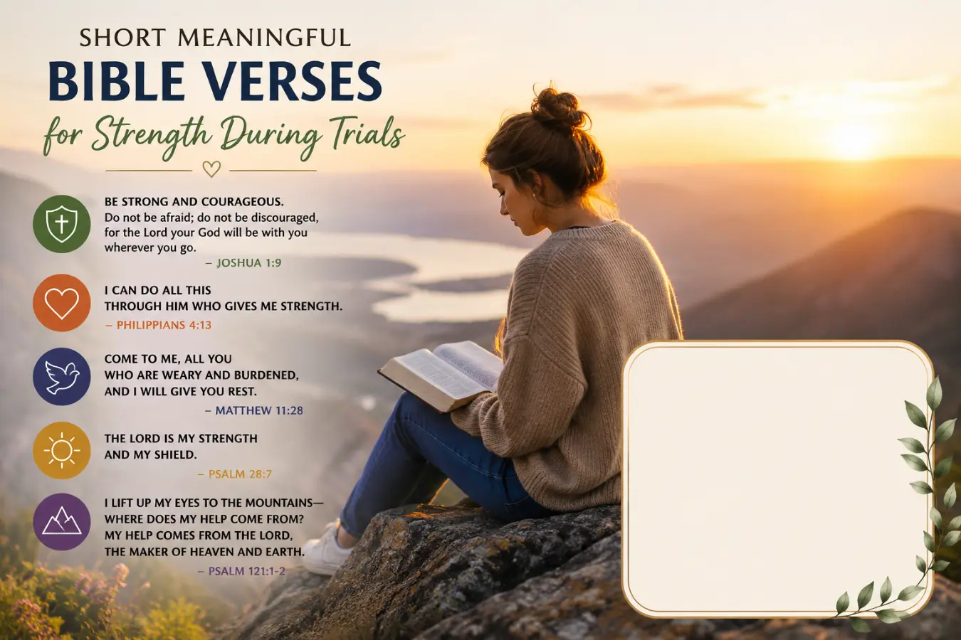 Short Meaningful Bible Verses