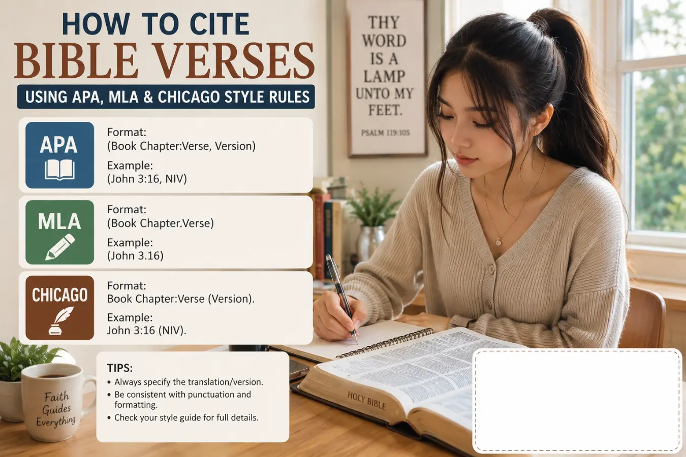 how to cite bible verses