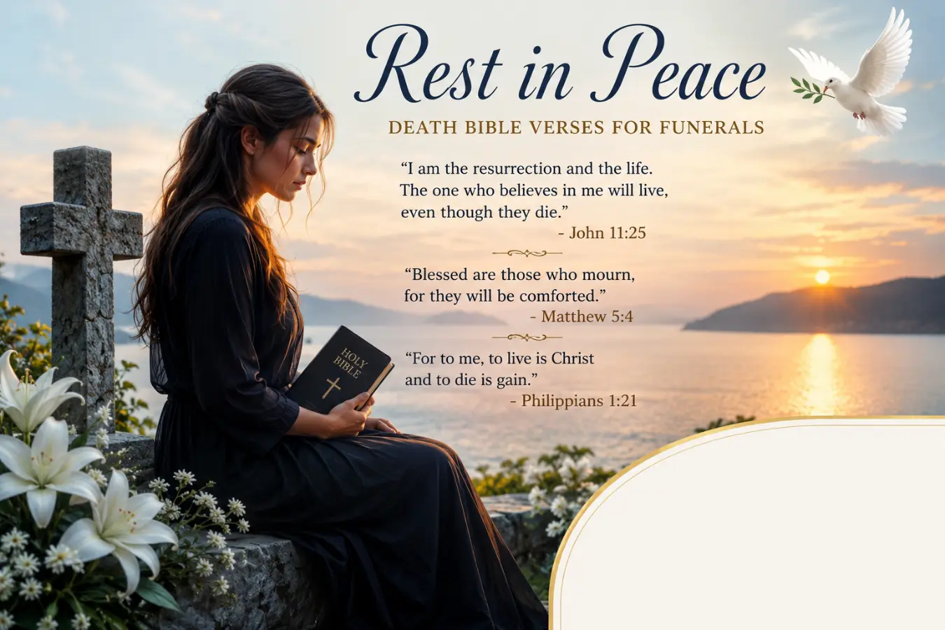 Rest in Peace Death Bible Verses for Funerals
