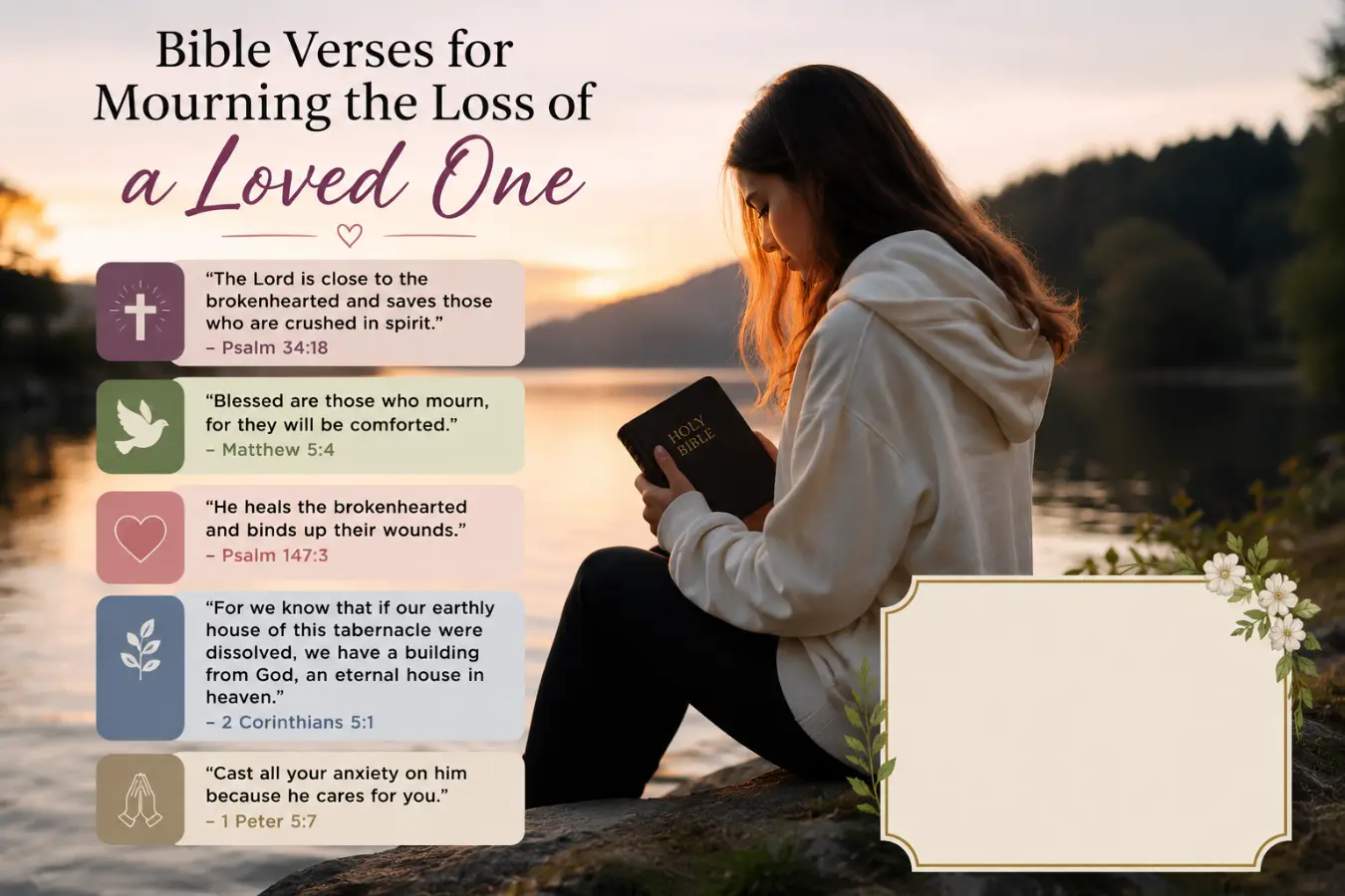 Bible Verses for Mourning the Loss of a Loved One