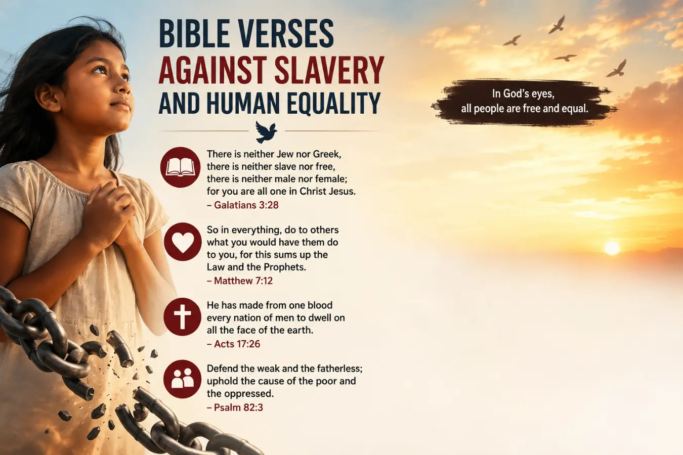 bible verses against slavery