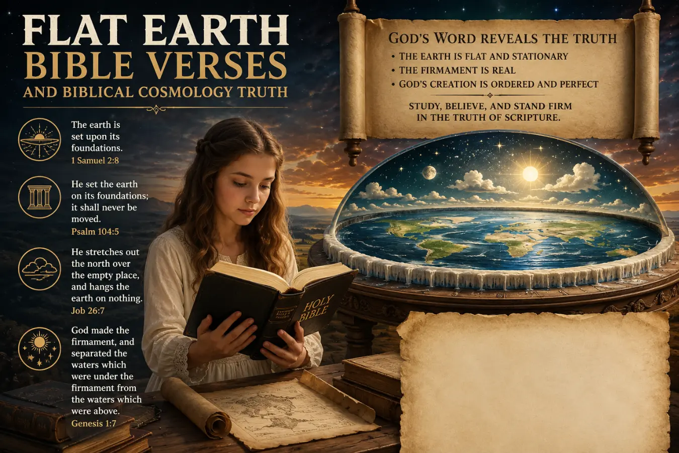 Flat Earth Bible Verses