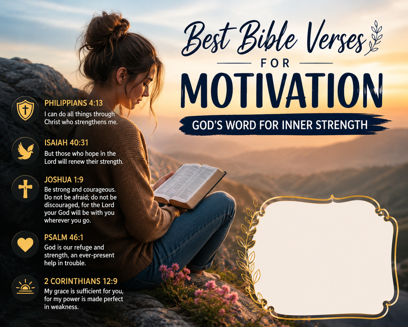 Best Bible Verses for Motivation