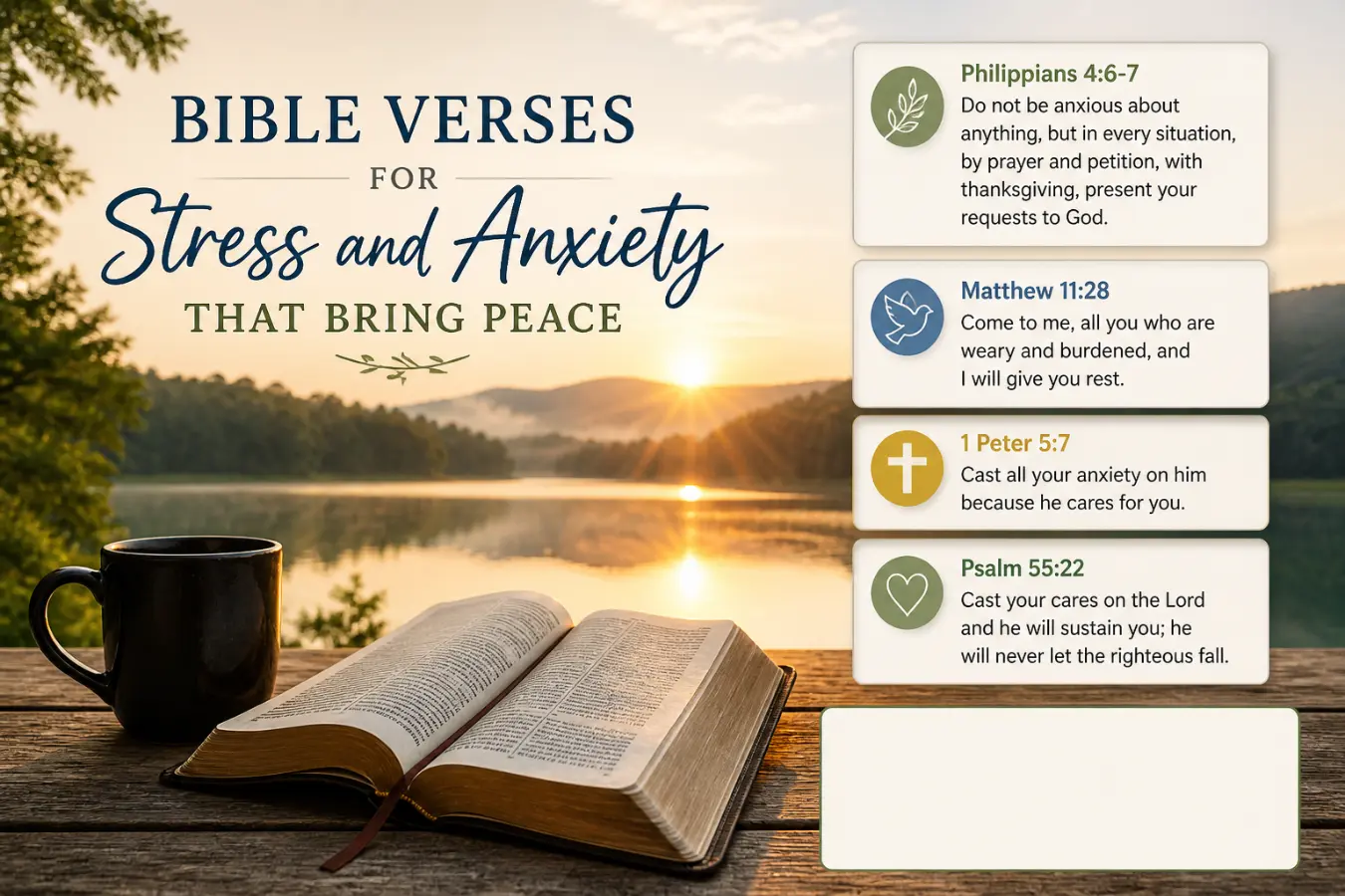 Bible Verses for Stress and Anxiety