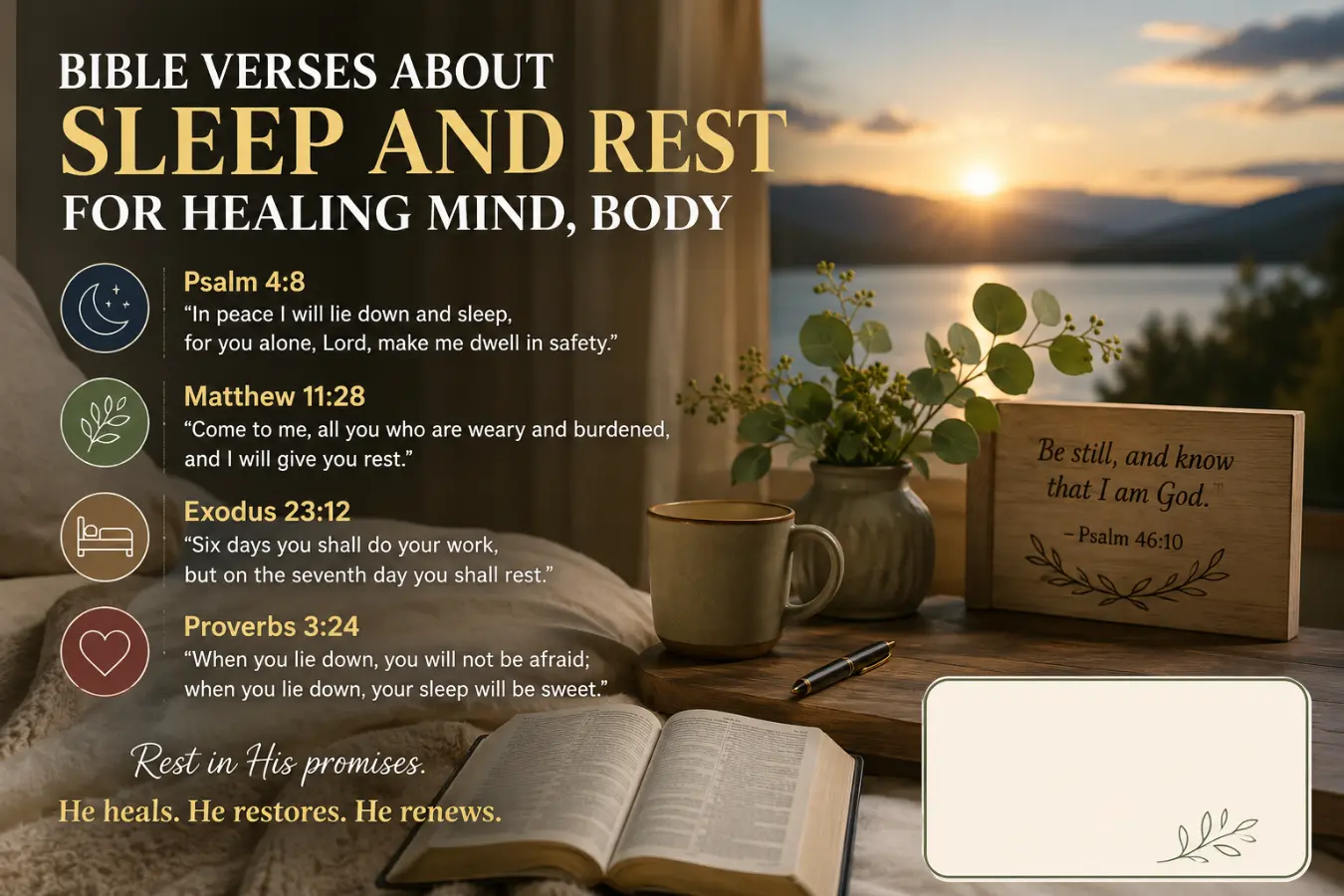 Bible Verses About Sleep and Rest