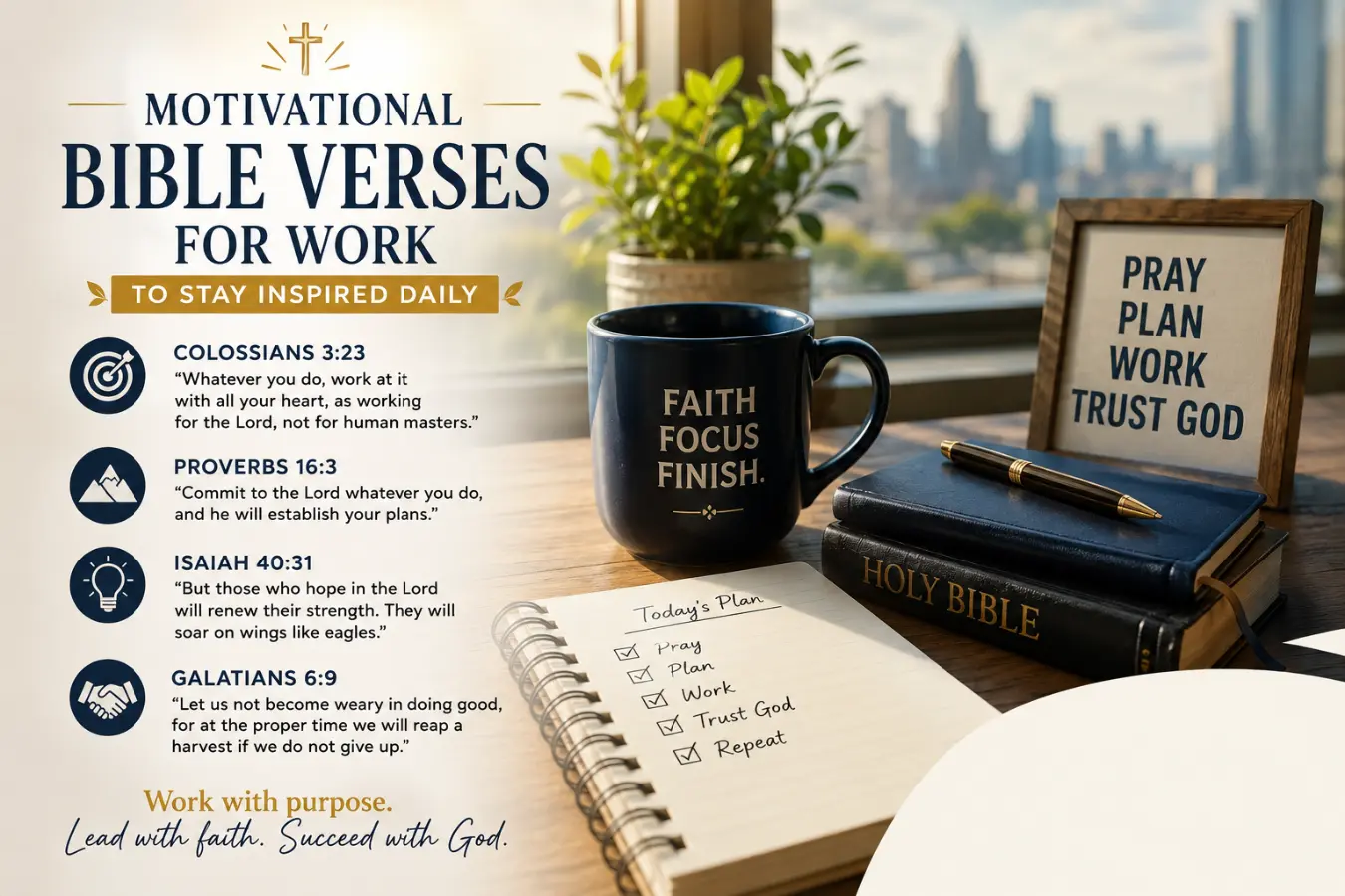 Motivational Bible Verses for Work