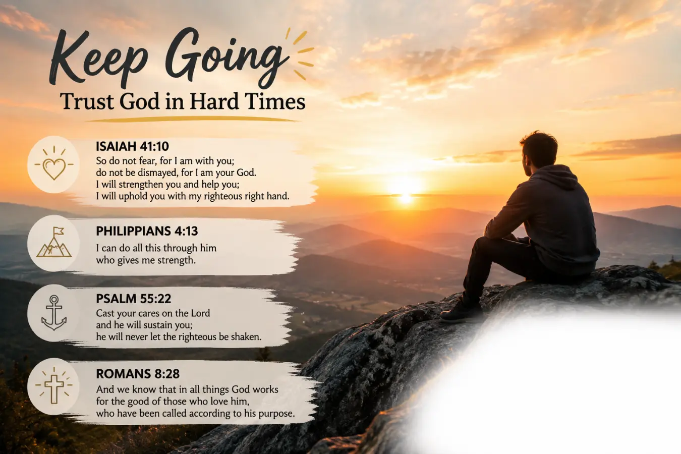 bible verses to keep going