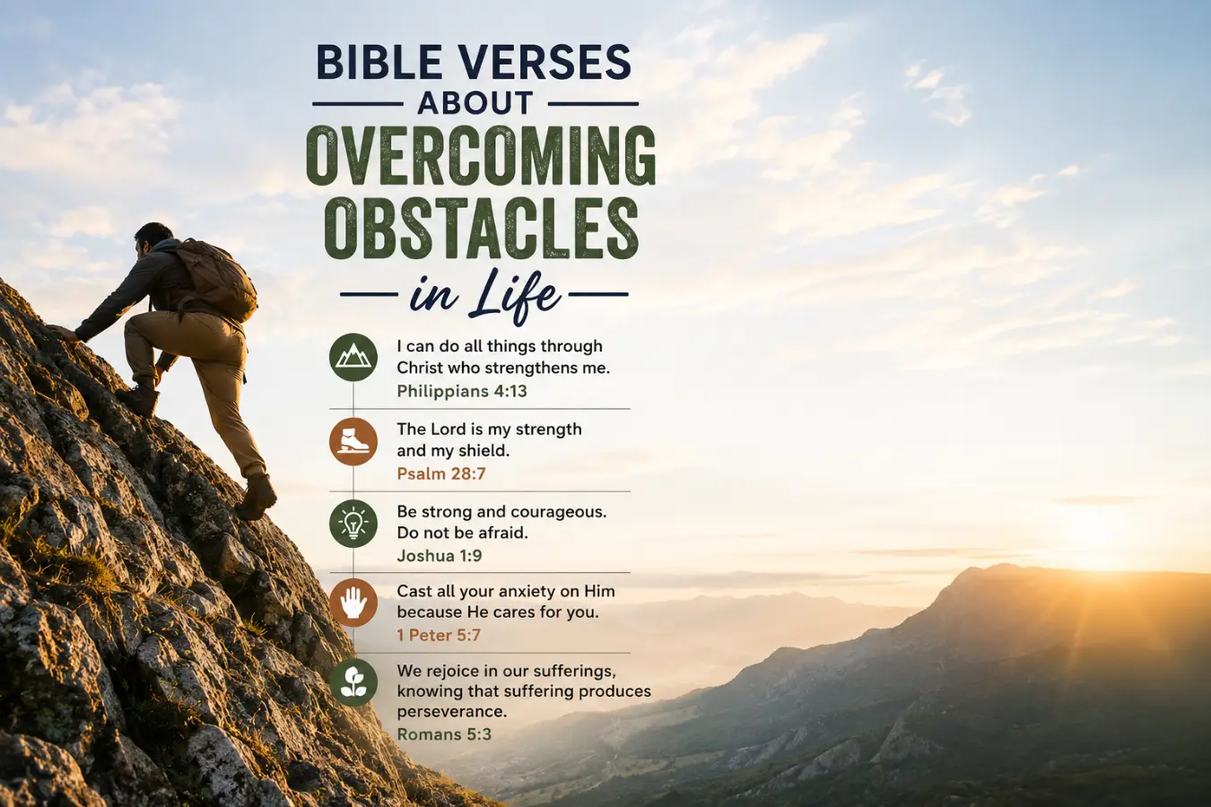 Bible verses about overcoming obstacles in life