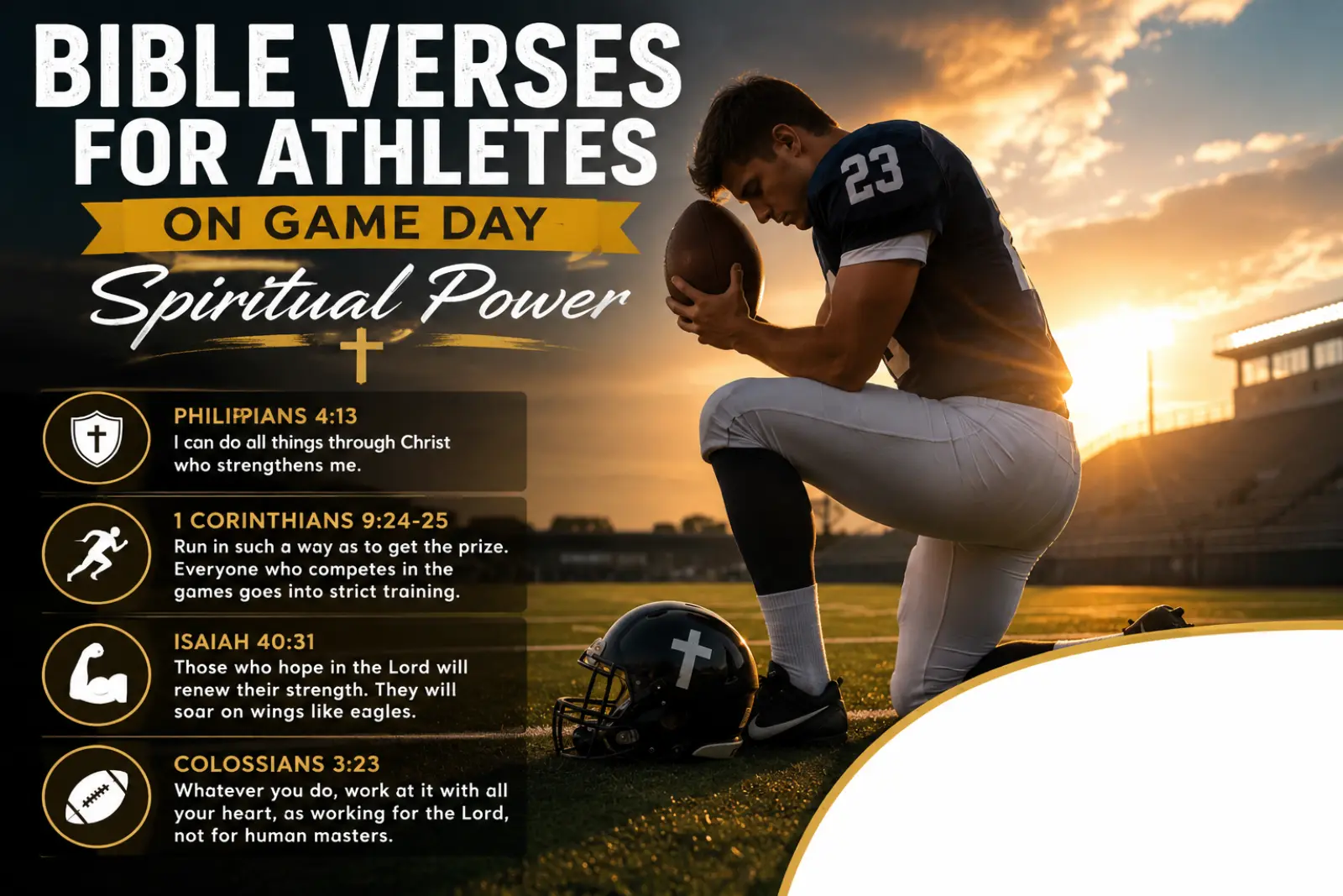 Bible Verses for Athletes on Game Day