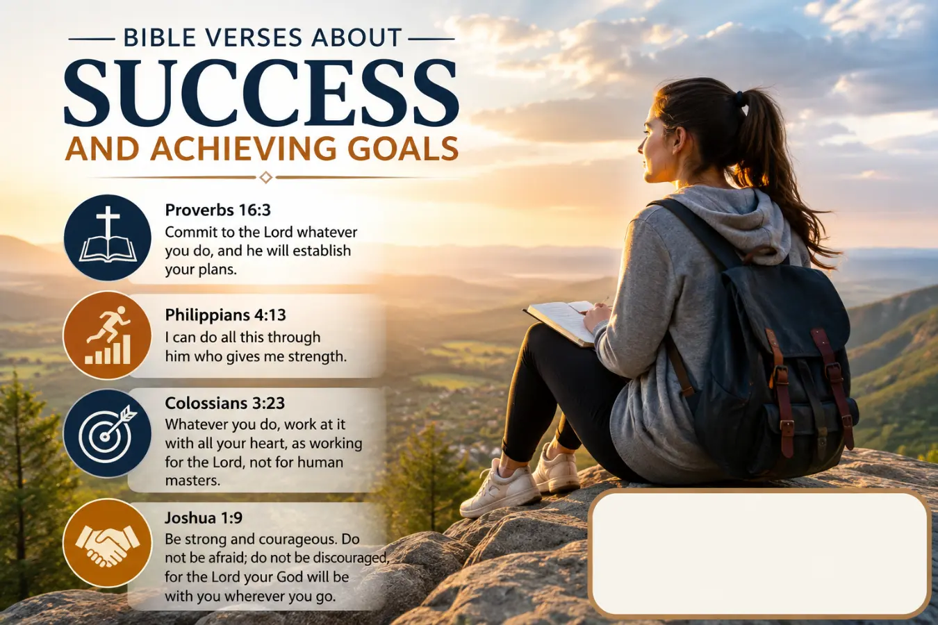 bible verses about success and achieving goals