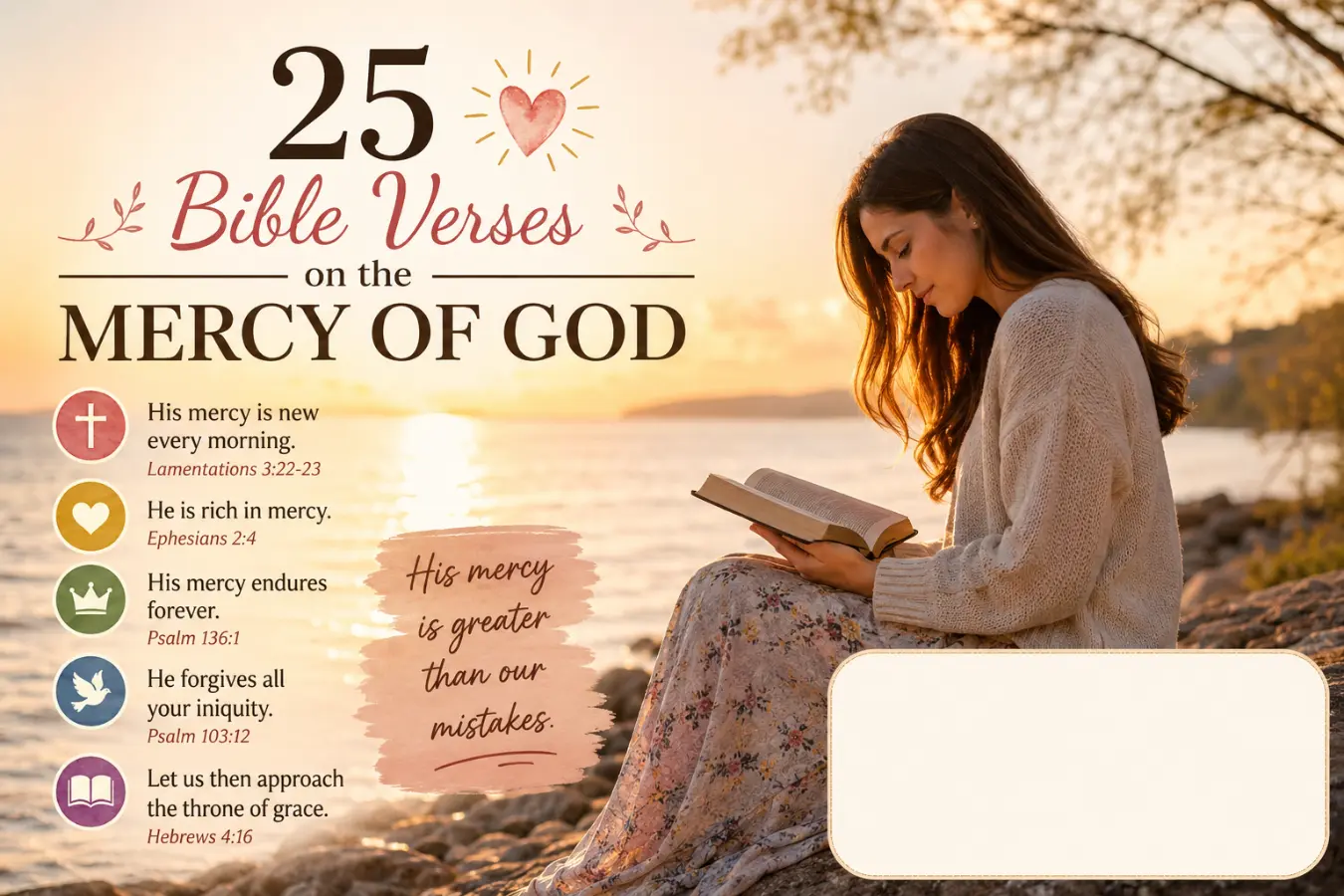 25 Bible Verses on the Mercy of God