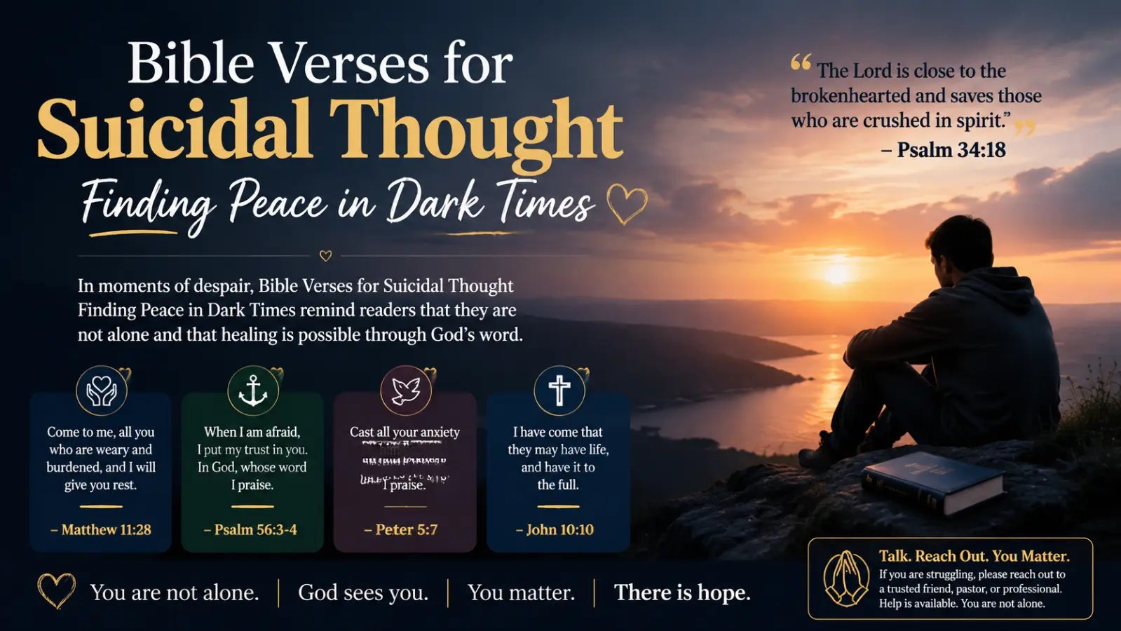 Bible Verses for Suicidal Thought