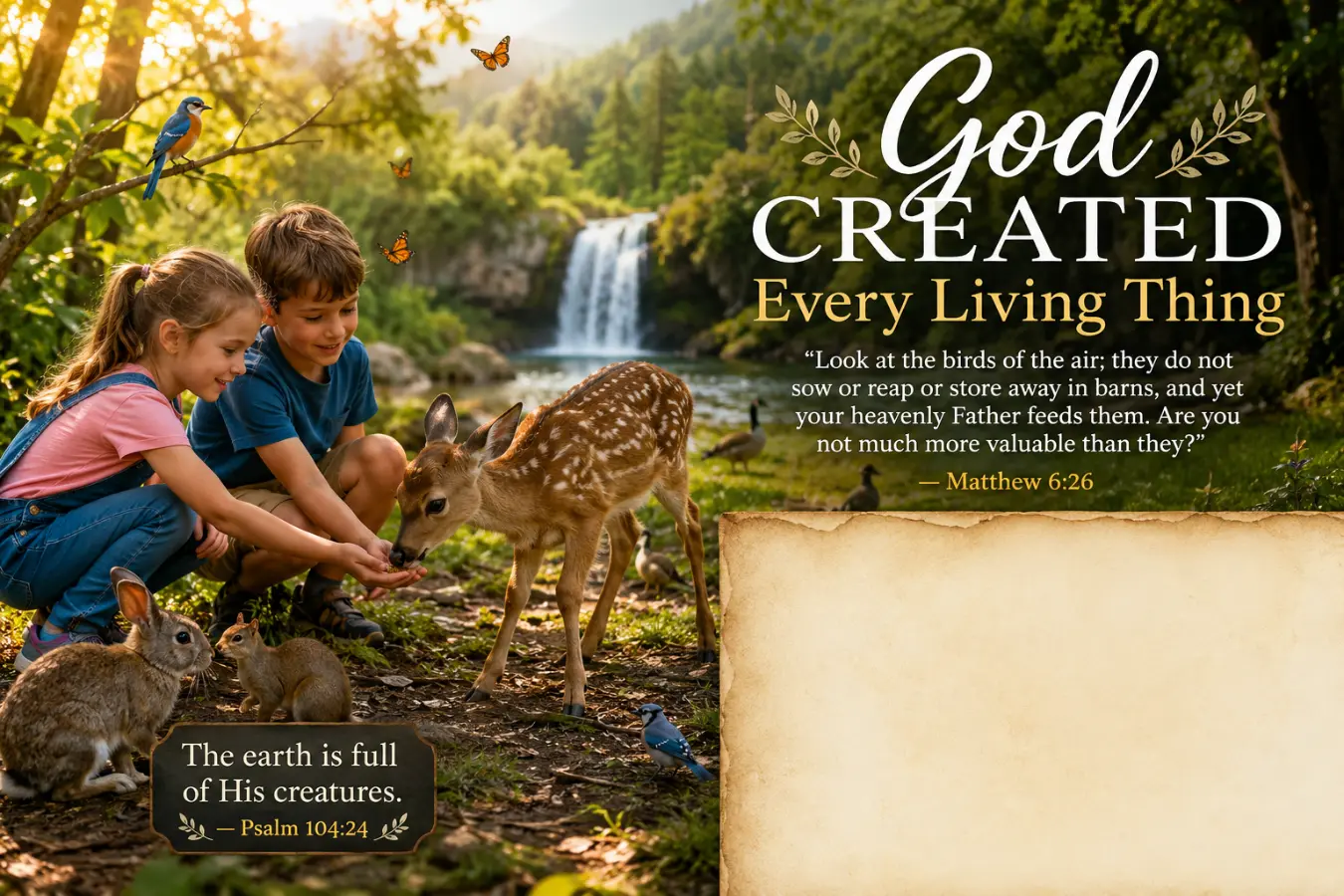 Scripture about animals and creation