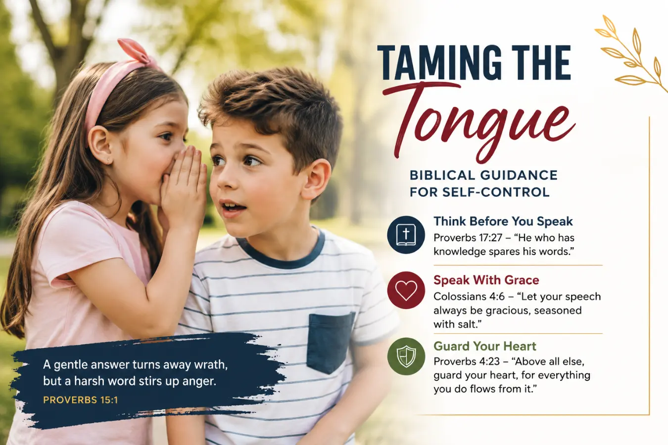 Scripture on taming the tongue