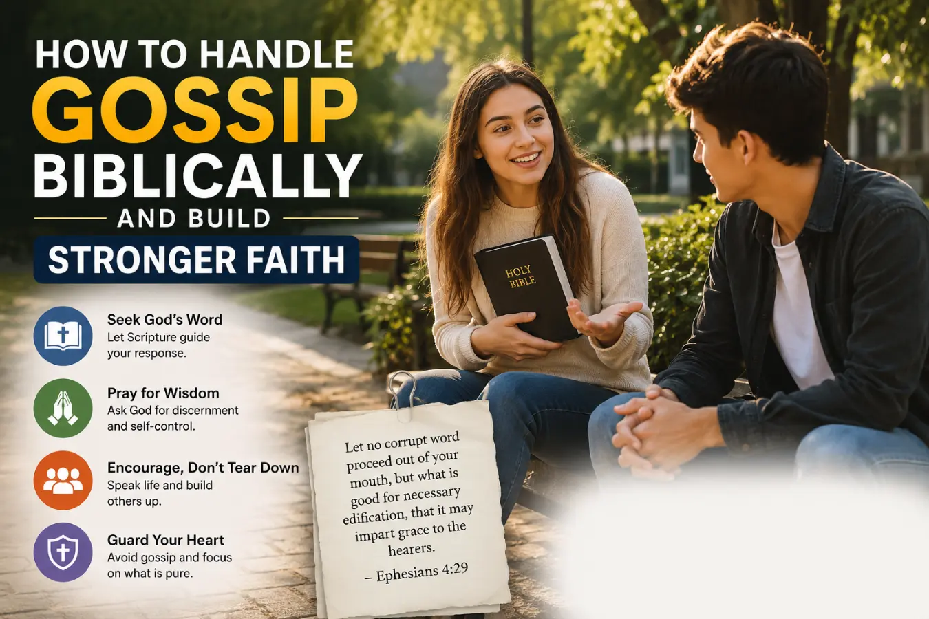 How to handle gossip biblically