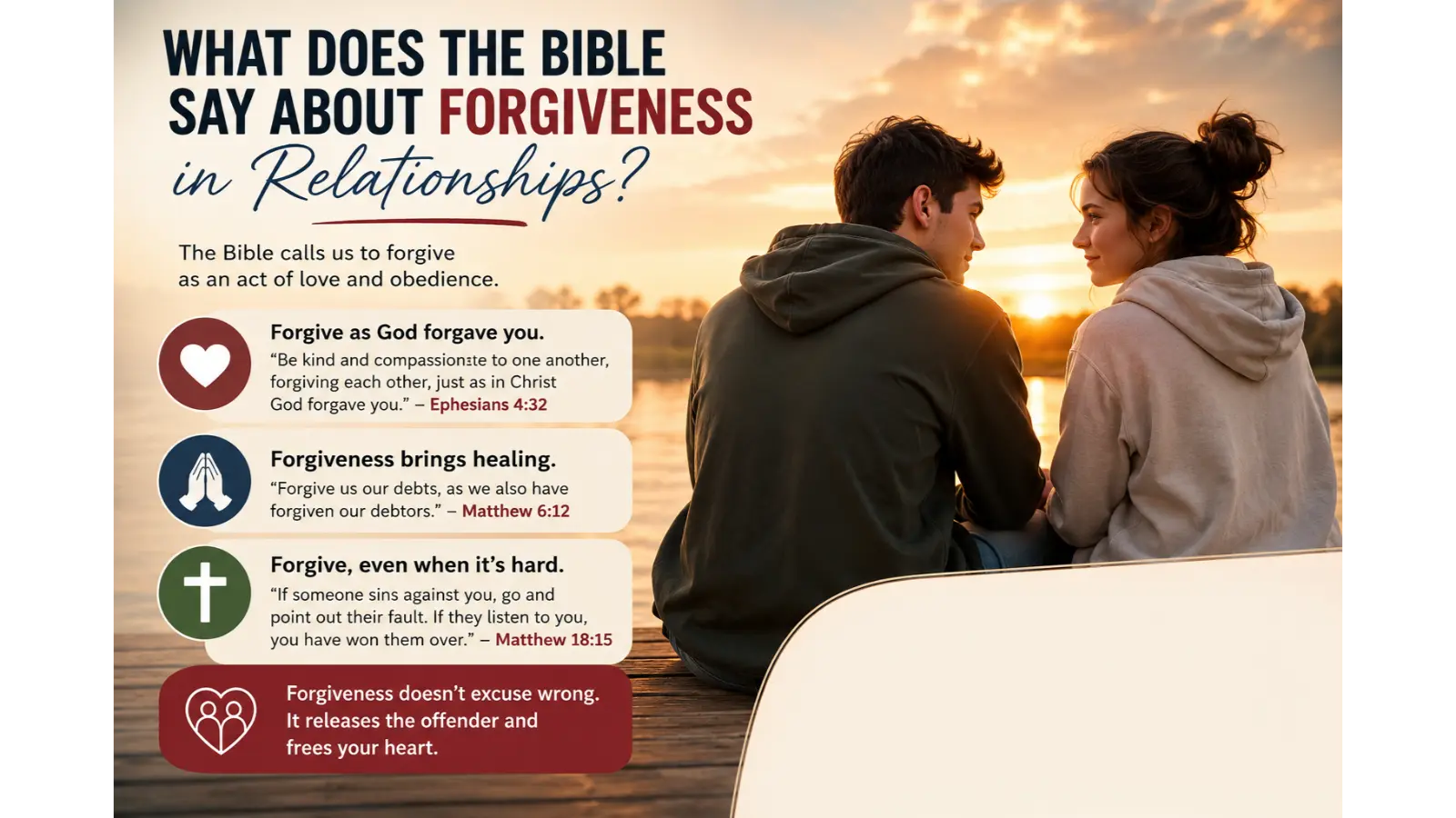 What does the Bible say about forgiveness