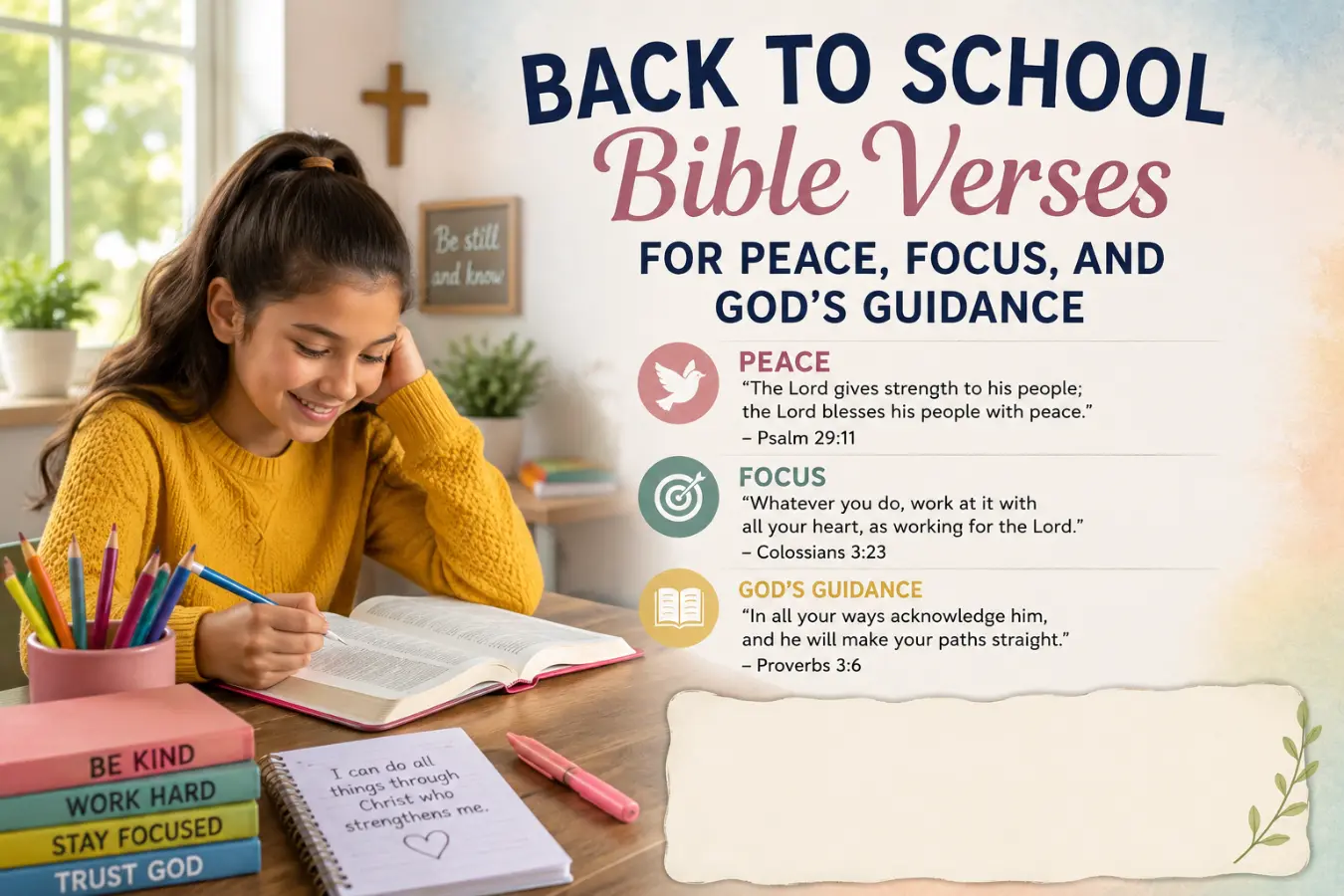 Back to School Bible Verses