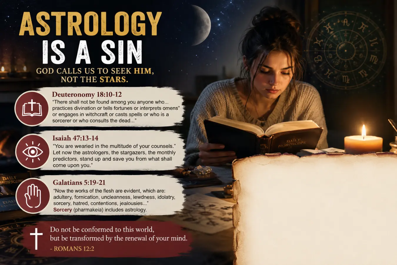Bible verses about astrology being a sin