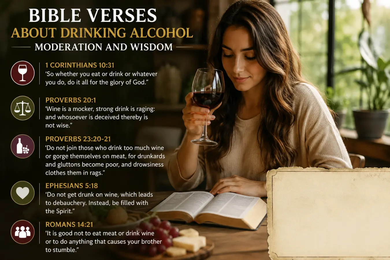 Bible Verses About Drinking Alcohol