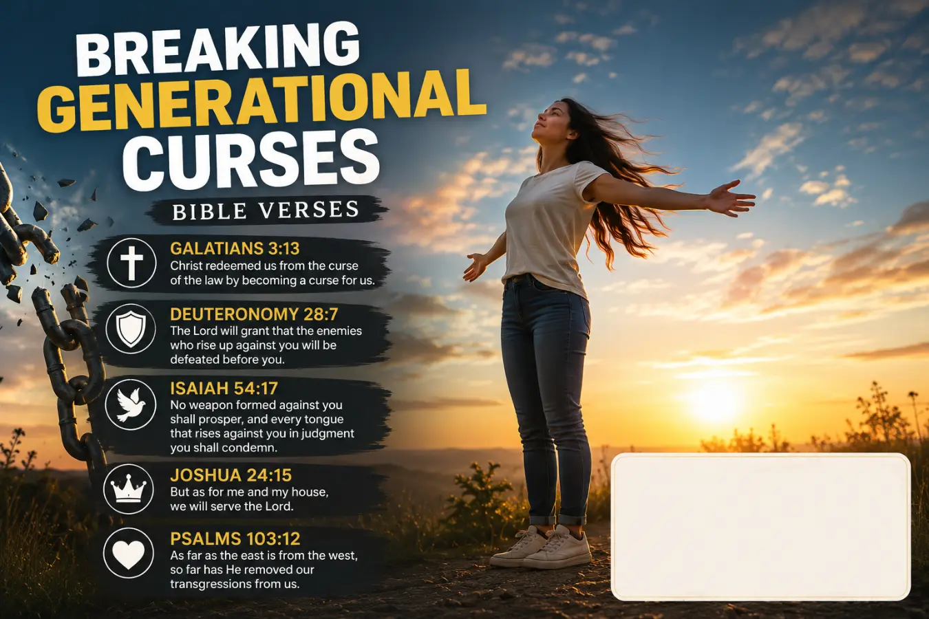 breaking generational curses bible verses