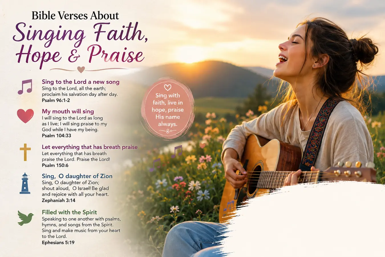Bible Verses About Singing