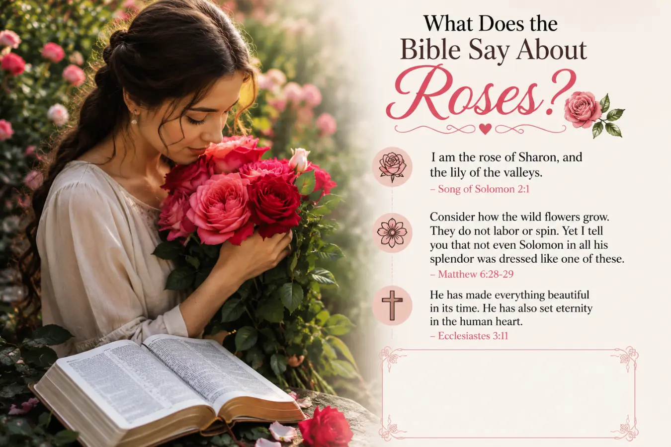 What does the Bible say about roses