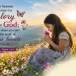 God's beauty in flowers scripture