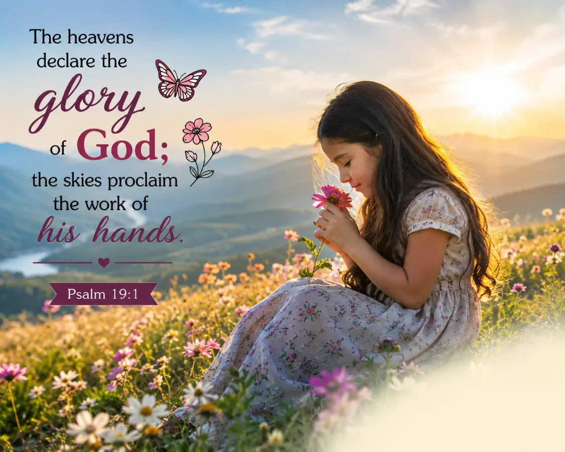 God's beauty in flowers scripture